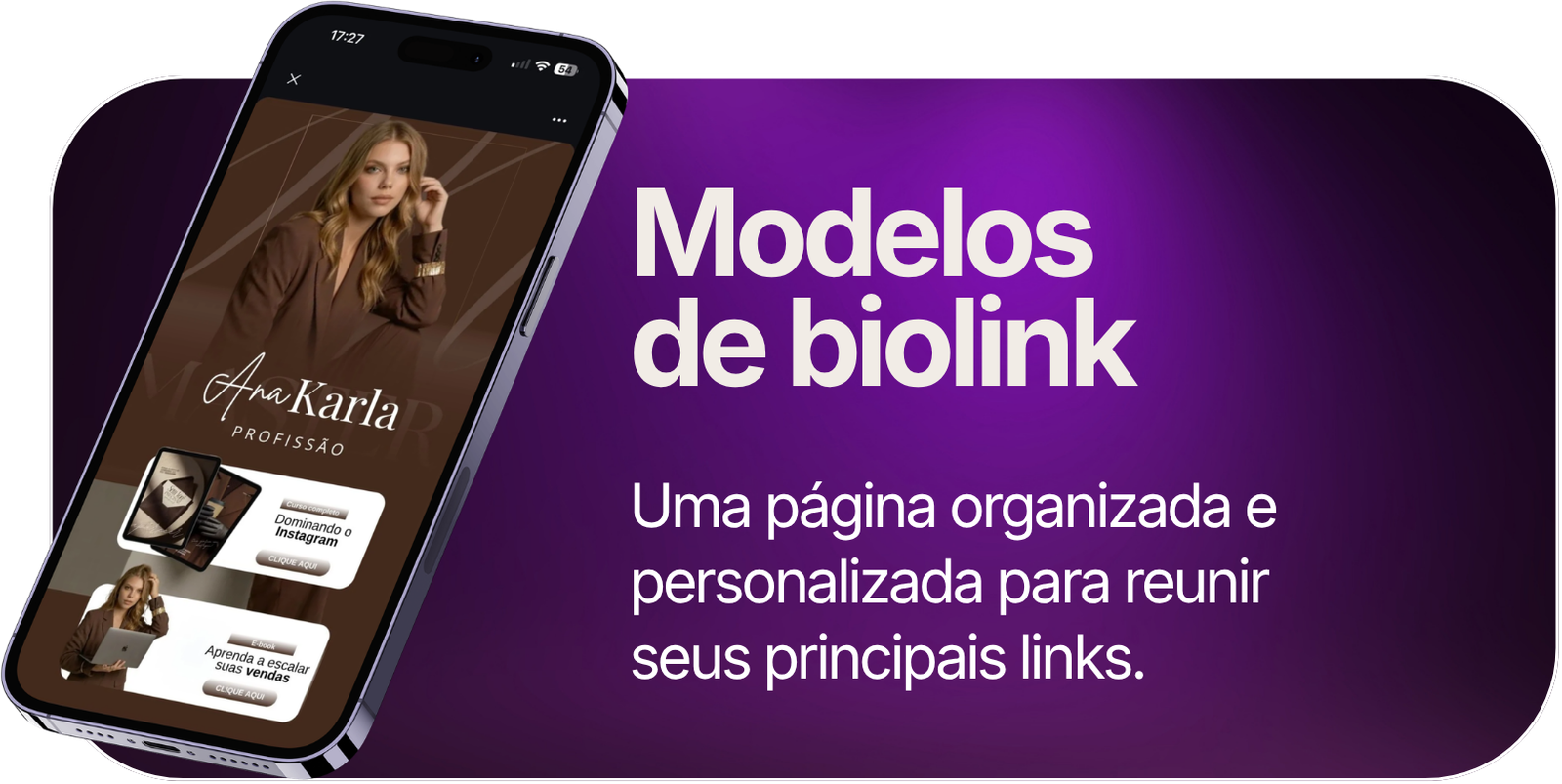 Modelos de biolink personalizáveis